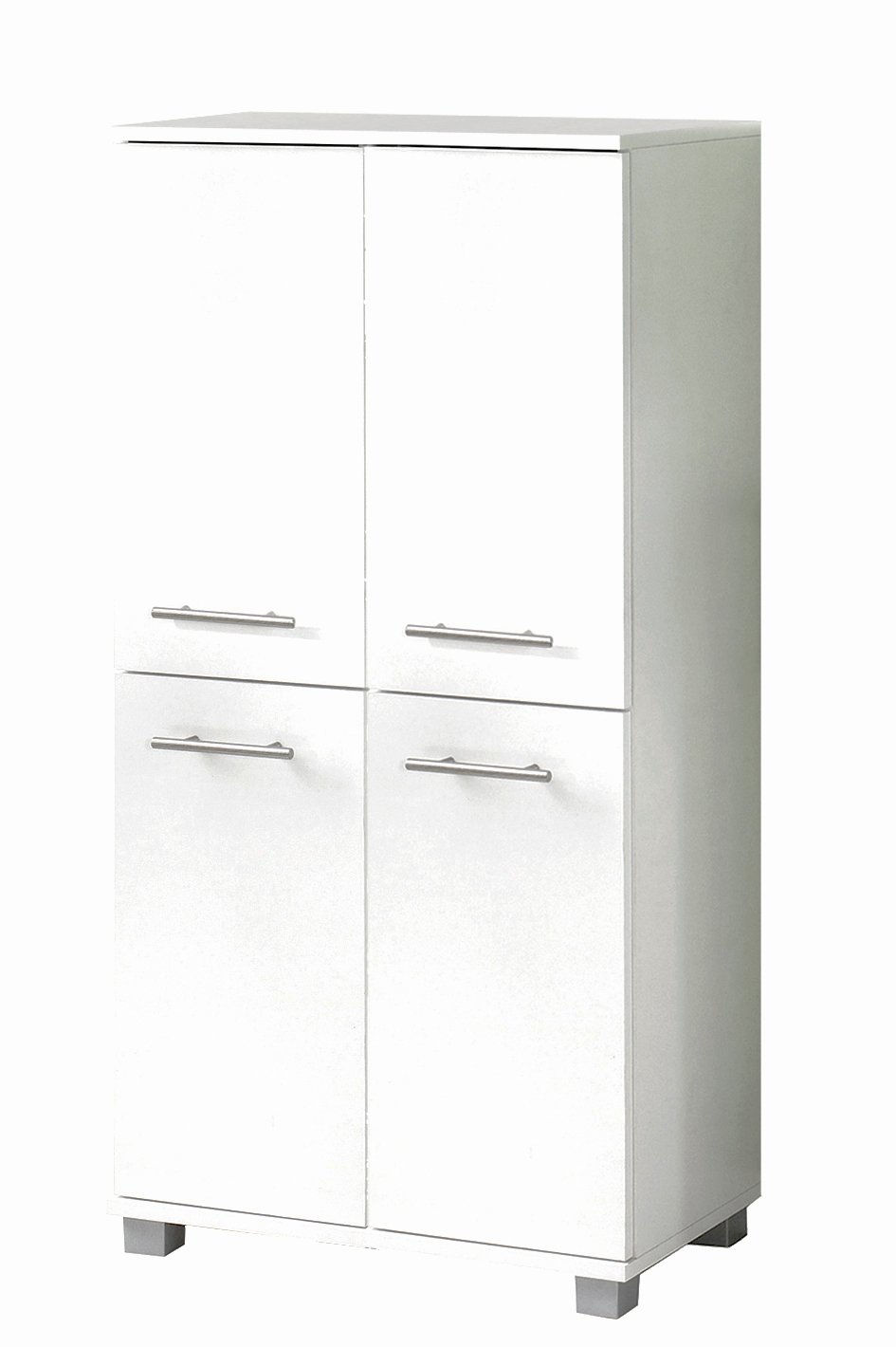 Schildmeyer Highboard 119938 Isola, 60x32.5x117 cm, weiß