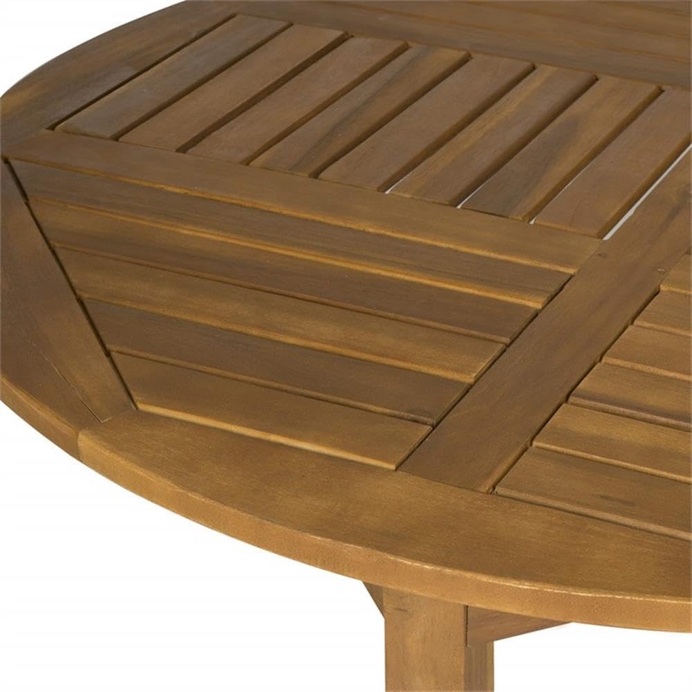 Pemberly Row Round Coffee Table, Versatile Design, Durable Construction, Decorative Surface for Patios, Living Rooms, or Dining Nooks, Indoor/Outdoor Use, Modern Centerpiece for Meals and Drinks