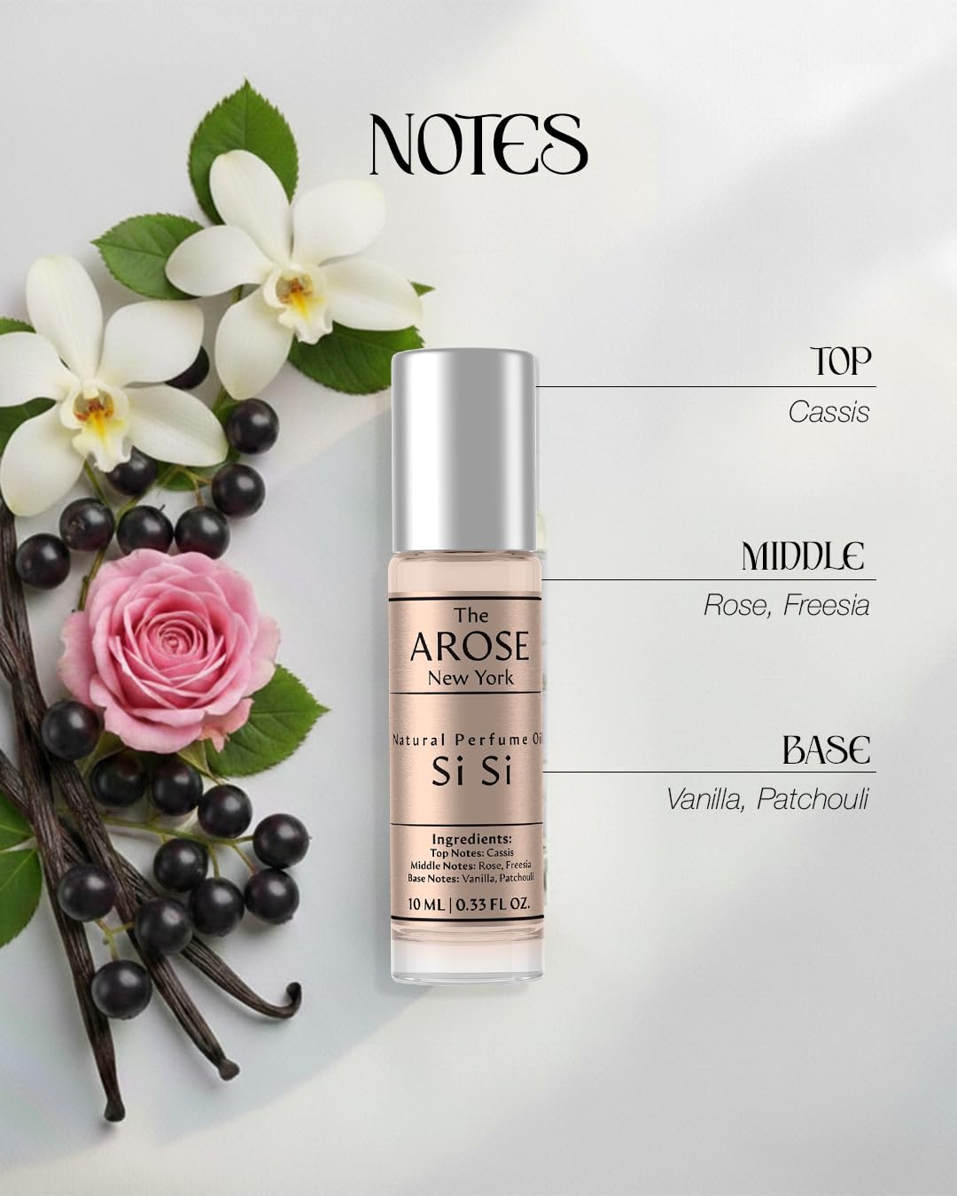 Si Si Perfume Oil, Woody Vanilla Aromatic Fragrance, Alcohol-free, Vegan, 10 ml, Pocket Size, Travel Size, long-lasting, Inspired by Si - Image 4