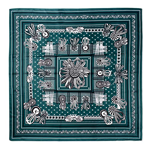 Head Scarf for Women Silk Feeling Satin Polyester Hair Large Big Scarf Wraps Neckerchief Non-Slip Scarves