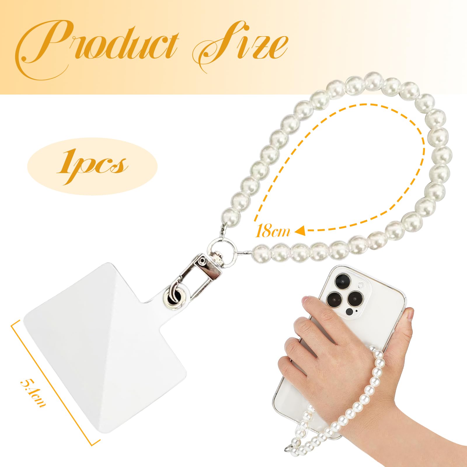 Chaîne Universelle Pour Téléphone Portable, Pendentif, Cordon De Perles