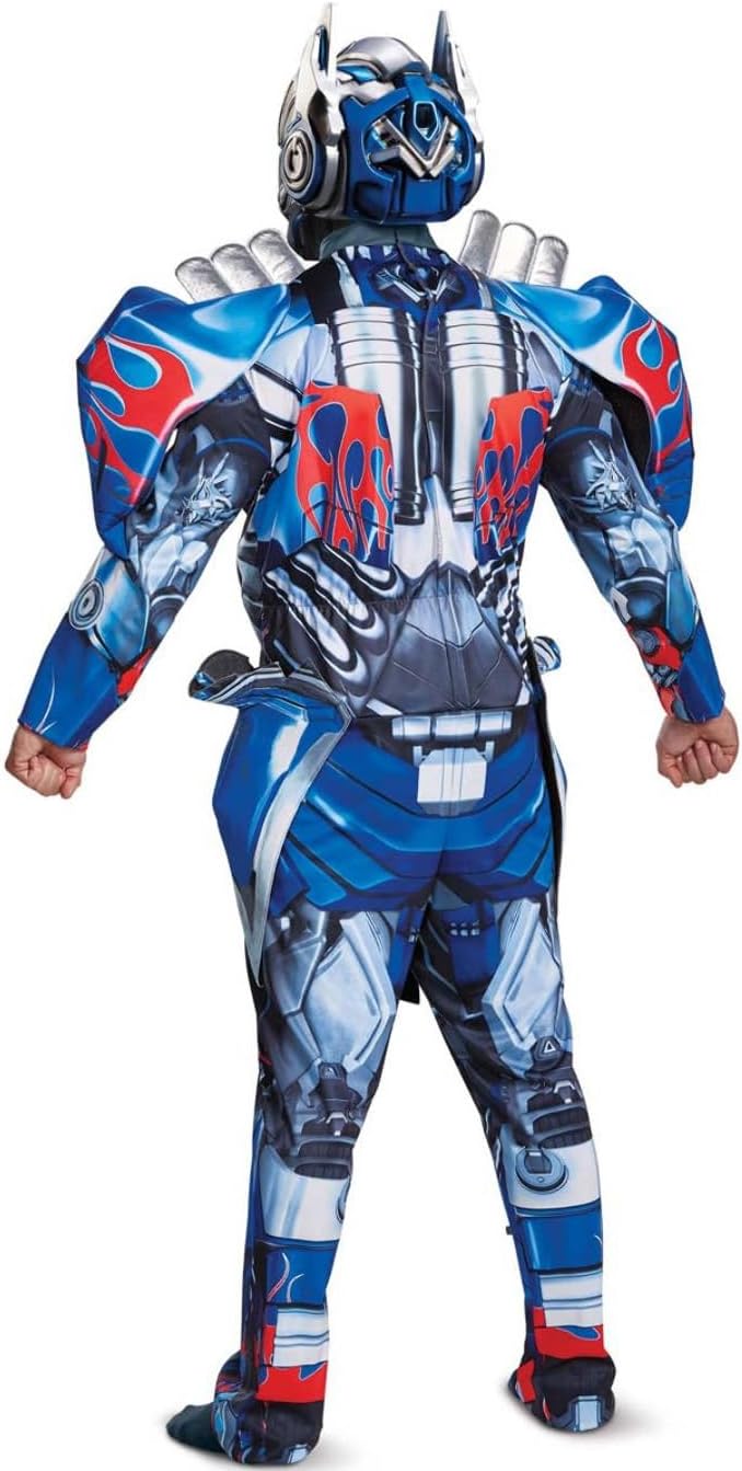 Disguise Men's Optimus Prime Movie Deluxe Adult Costume - Image 2