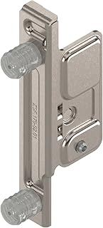 Blum ZSF.1800 L METABOX Left Press-In Drawer Standard Front Fixing Bracket, Nickel