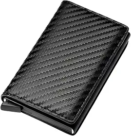 Carteira Masculina Proteção RFID Antifurto Slim Porta Cartões Notas