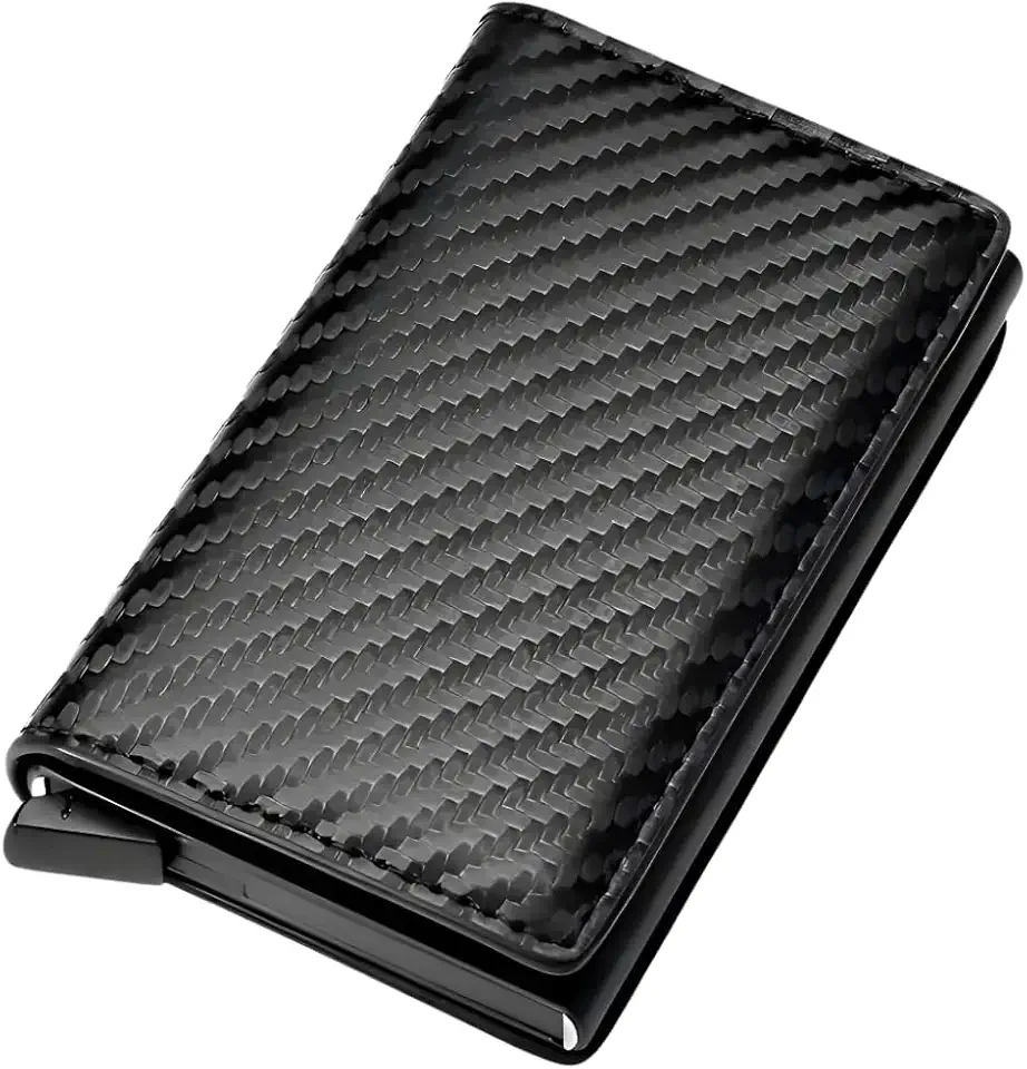 Carteira Masculina Proteção RFID Antifurto Slim Porta Cartões Notas