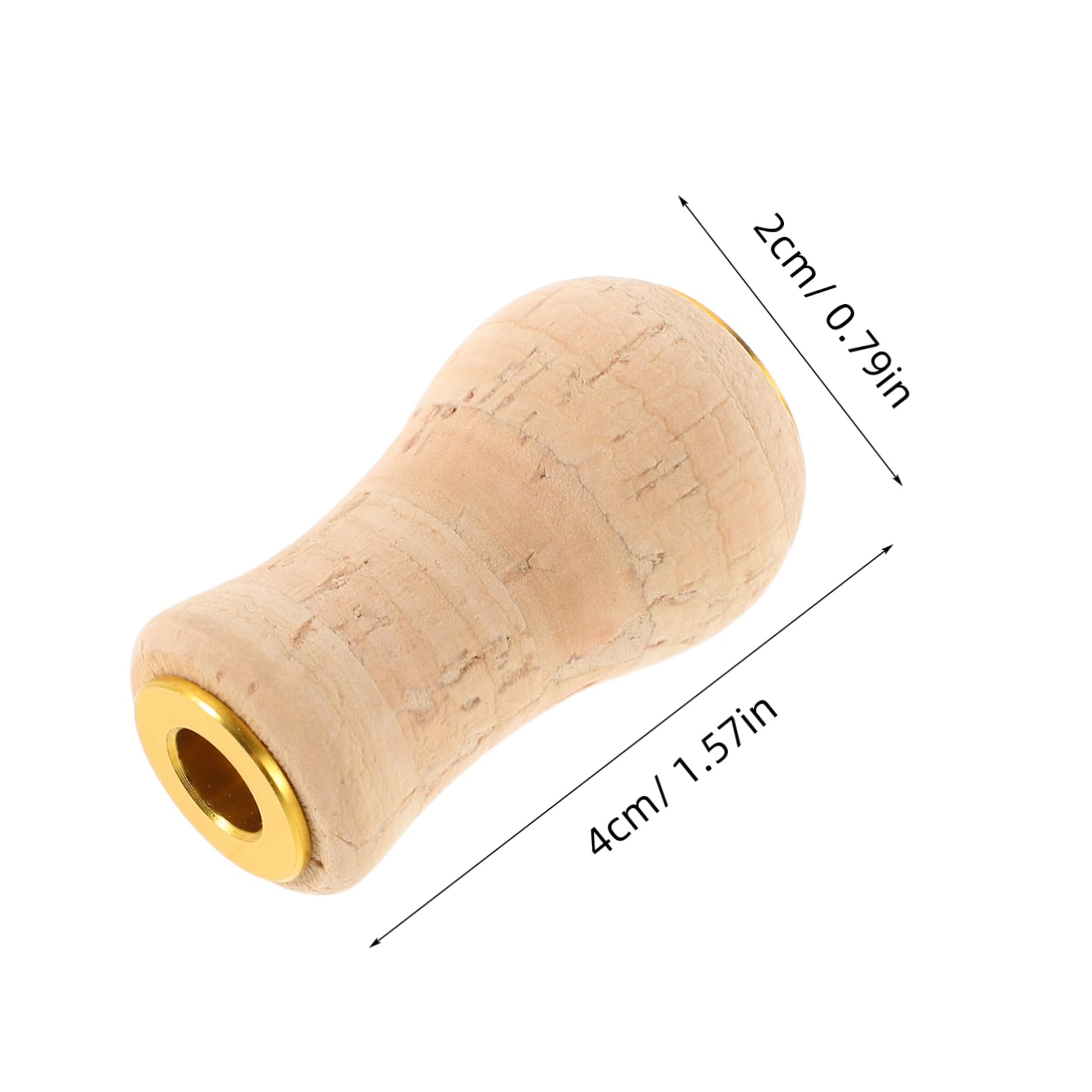balacoo Lightweight Cork Handle Knob for Fishing Reels Durable Replacement Grip for Spinning Reels for Lure Fishing Enthusiasts Smooth Surface for Enhanced Control Design