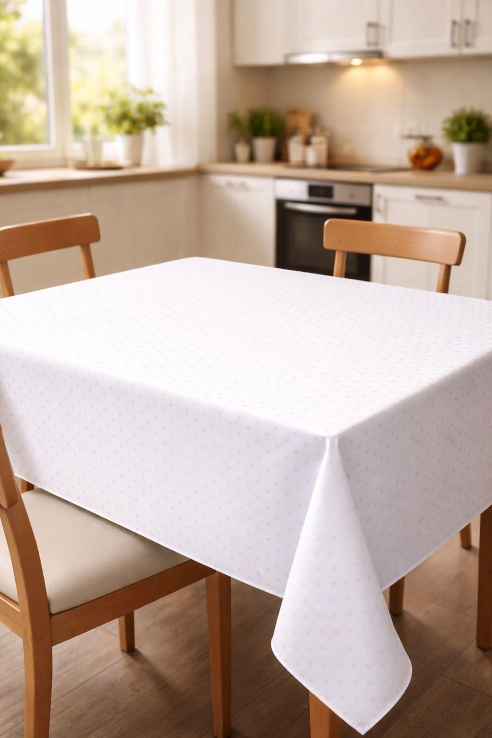 Tischdecke 140 x 360 cm Diamant Fleckschutz Premium Damast