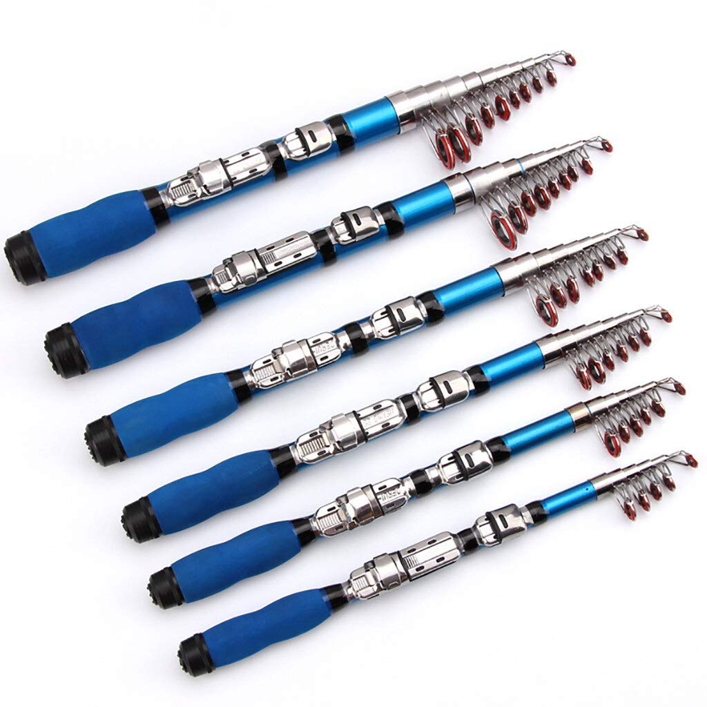 Mini Super Light Duro de Fibra Carbono la Mano caña Pescar telescópica Corriente Barra Giro Polo Sea Pequeño