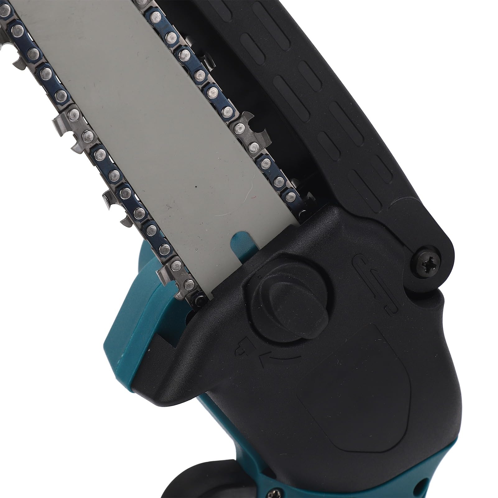 Kit de tijeras de podar eléctricas inalámbricas y mini motosierra con poste de extensión telescópico de 6,56 pies, batería de litio de 21 V, 4000 mAh, motor sin escobillas de 600