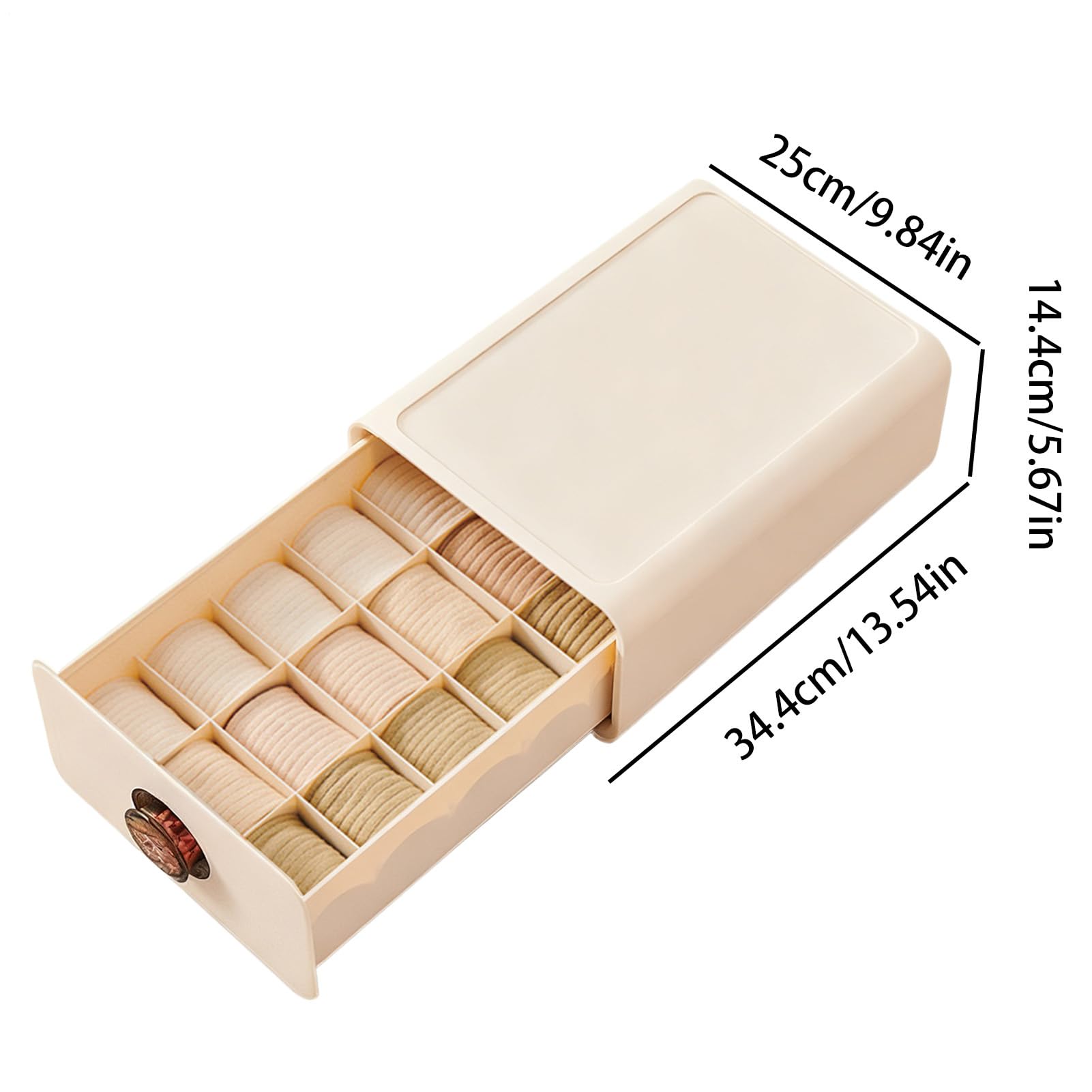 Organizzatore Cassetto Biancheria Intima Contenitore Multi Scomparti Per | Organizzatore Cassetto per Calzini per Reggiseni Cravatte Sciarpe Camicie per Camera da Bagno Guardaroba