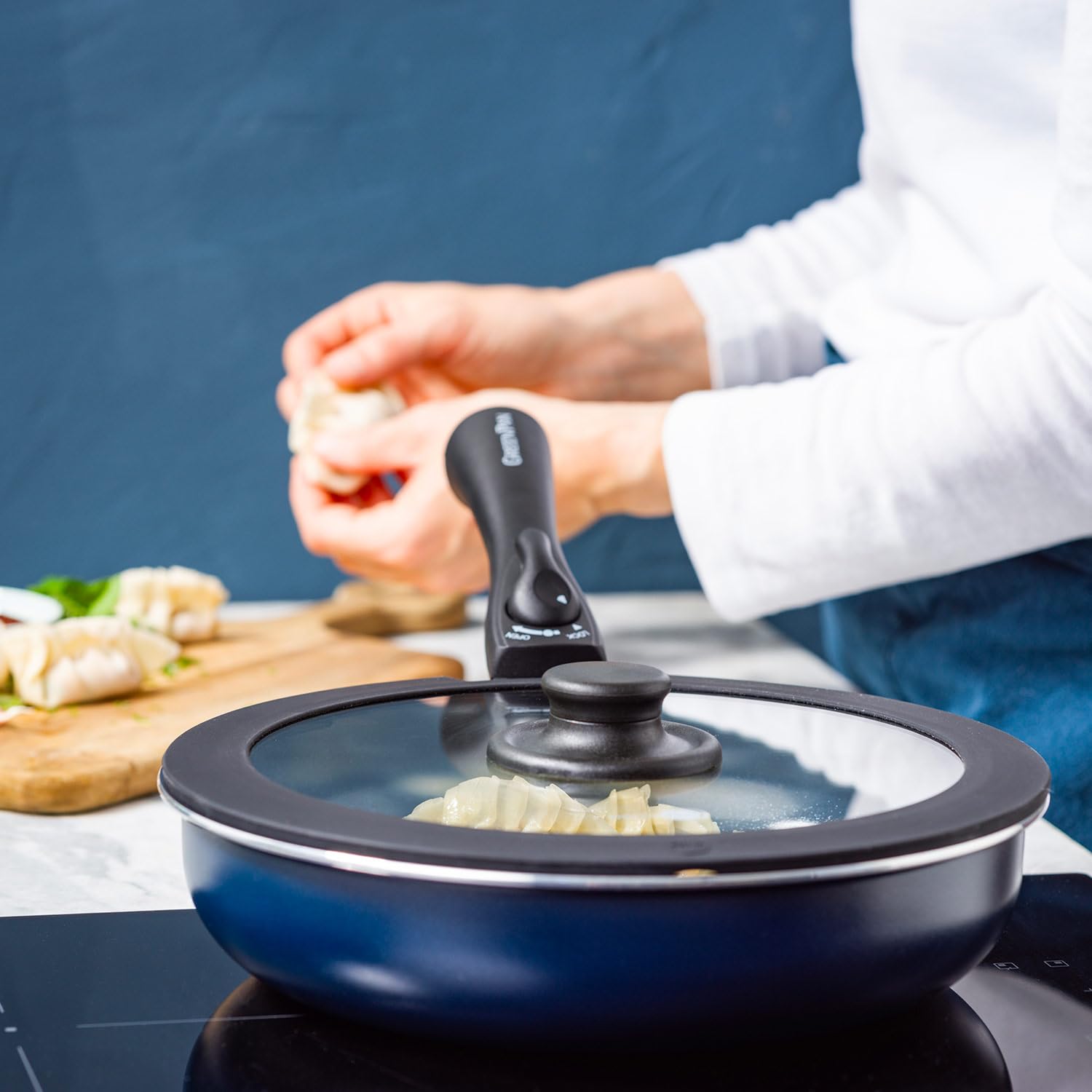 Amazon.com: グリーンパン(Greenpan) Green Pan Click Chef Frying Pan