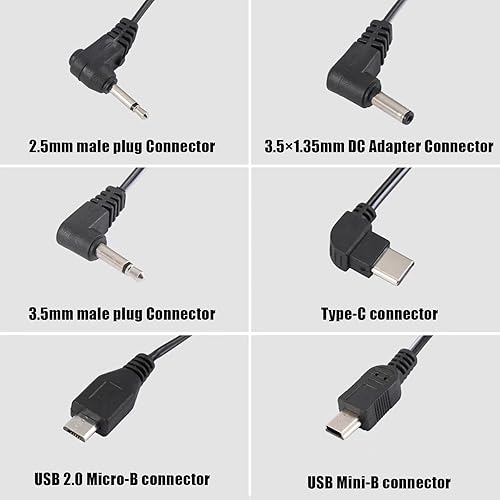 Miniatura 5 de Caja de fuente de alimentación externa con seis conectores tipo e interruptor de encendidoapagado para varios equipos de CC, como algunos tipos de