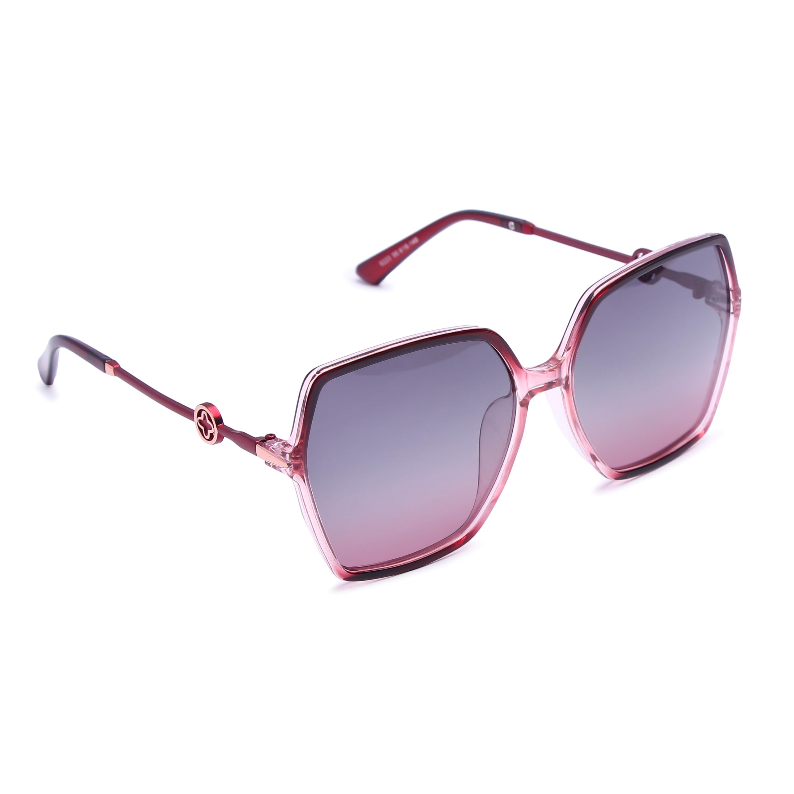 hashtag eyewear Oversized Polarized Sunglasses for Women | Square Fashion UV Protected Shades | Trendy Lightweight Goggles for Ladies | Luxury Grade Sunglasses | Stylish Large Frame Glasses(Brown)-picture-21