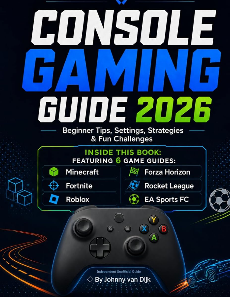 Console Gaming Guide 2026: An Independent Beginner’s Guide for Xbox Players, Featuring Minecraft, Fortnite, Roblox, Forza Horizon, Rocket League & EA Sports FC
