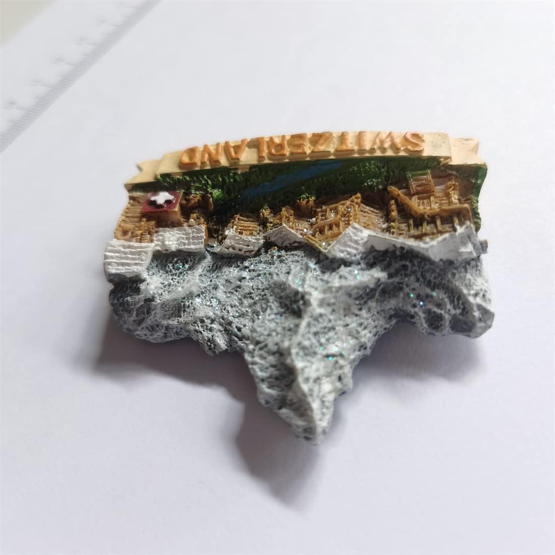 3D Switzerland Fridge Magnet Souvenir Gift,Resin Handmade Switzerland Refrigerator Magnet Home & Kitchen Decoration Collection image 5