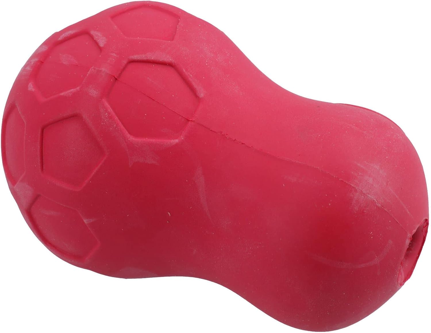 JW Medium Rubber Red Tumble Tease Dog Interactive Play Treat Fillable Toy Gift