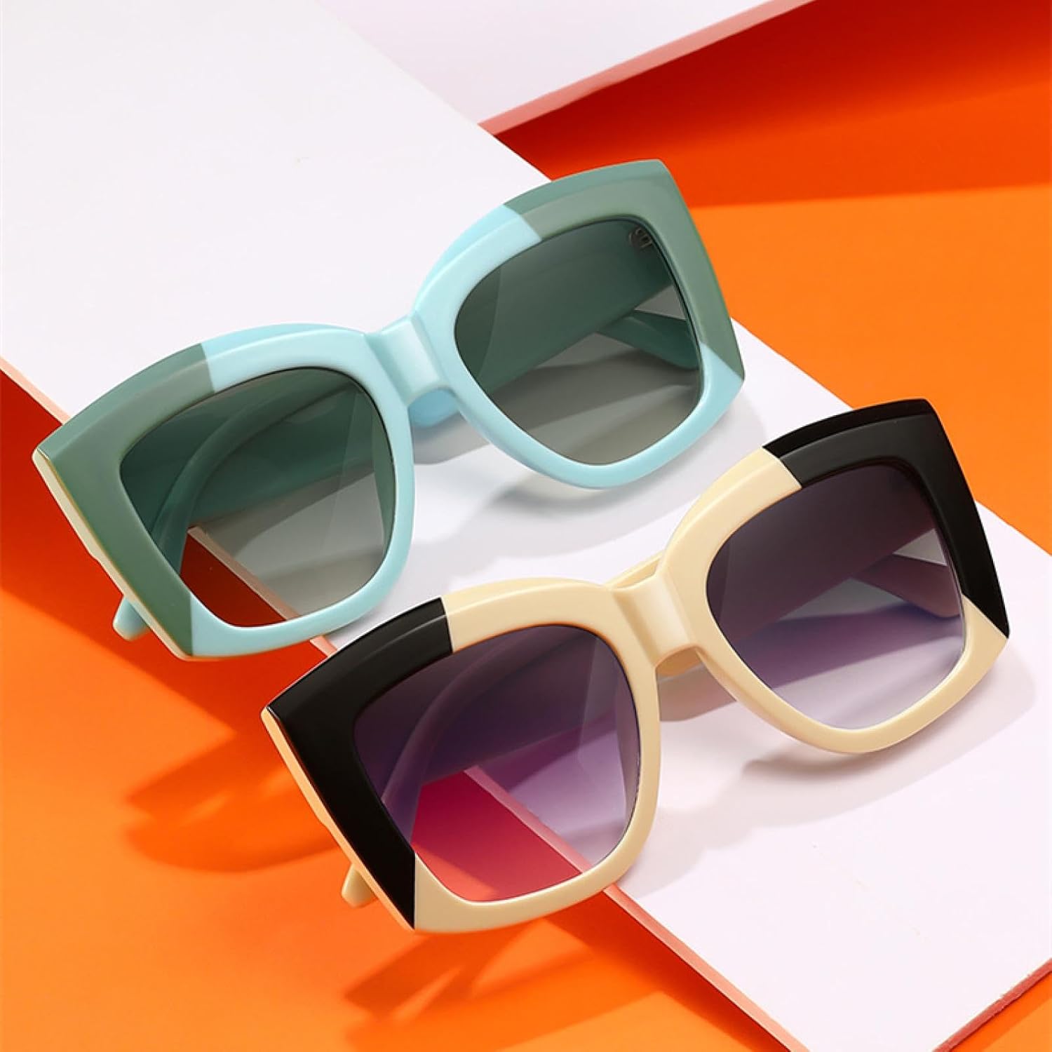 Women’s Frame Glasses for Beach Photos Party Uv400 Protection Outdoor