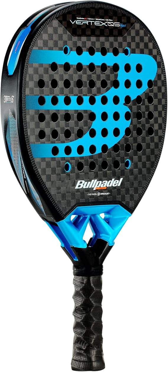 BULLPADEL Padel Racket Vertex 05 Hybrid 2026 | Pala Padel for Tactical and Complete Game | Air Power, Xtend-Carbon 12K Face, Multieva Core | Curvaktiv Stability, Ease Vibe Comfort & Custom Weight