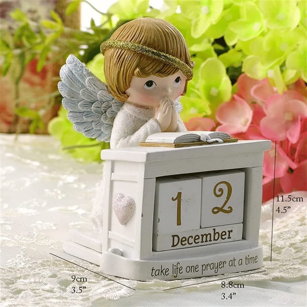 Resin Desk Blocks Kalender Kinder Ewiger Tischkalender DIY Home Office Decor
