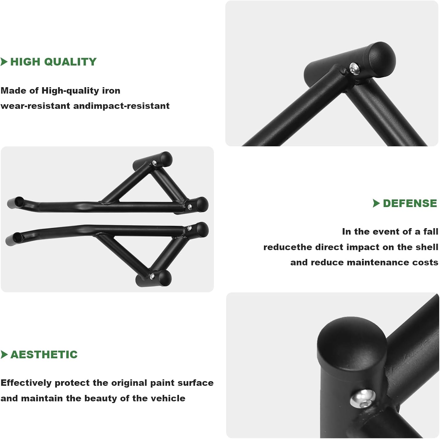 Motorcycle Engine Guard Highway Crash Bars for ZX4R ZX 4R ZX-4RR 2023 2024 2025