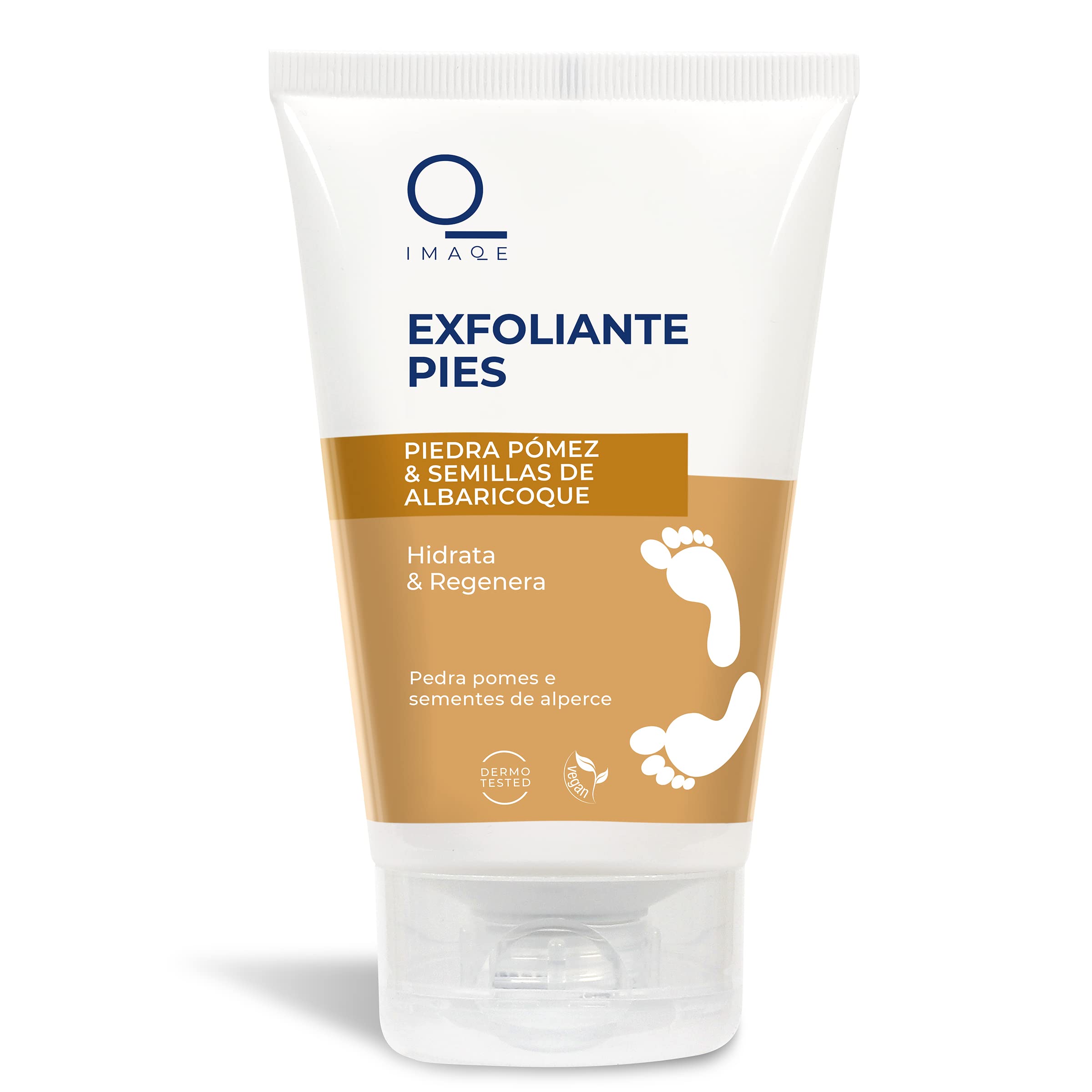 DIA IMAQE crema exfoliante para pies piedra pómez tubo 125 ml