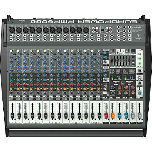 Behringer Europower PMP6000 20-channel 1600W Powered Mixer
