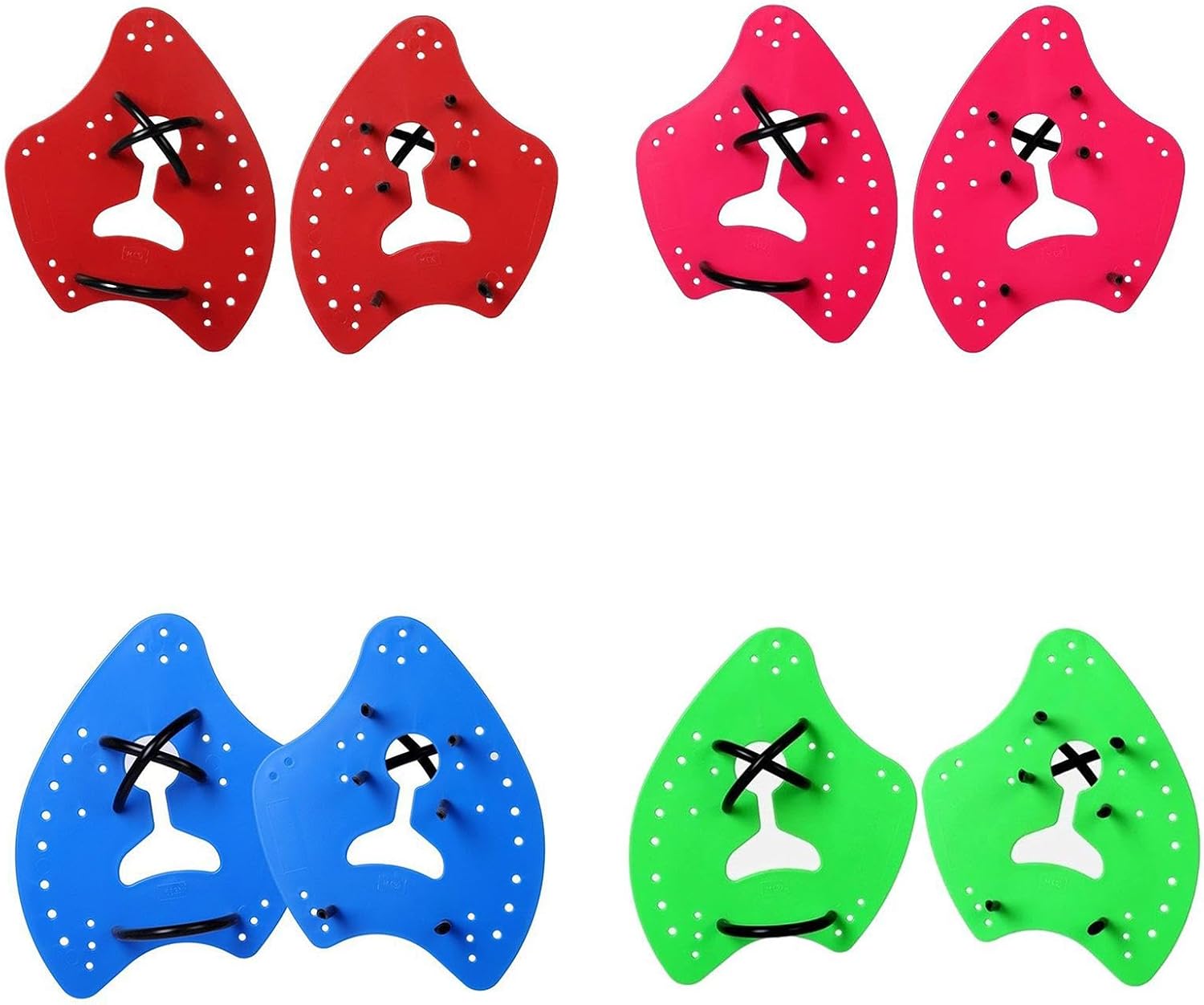 Hand Paddles with Hydrophobic and Adjustable for Better Swimming Training Efficiency Adult