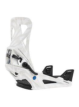 Burton Men's Step On Re:Flex Snowboard Bindings, Gray/White