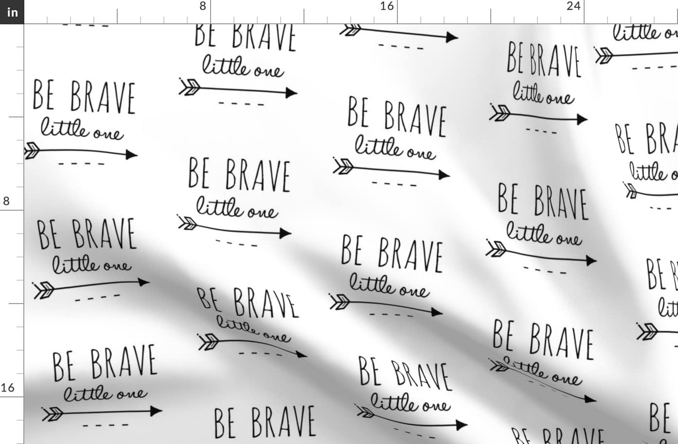 Spoonflower Fabric - Little Arrow Black White Nursery Decor Woodland Gender Neutral Hipster Printed on Organic Cotton Sateen Fabric by The Yard - Sewing Quilting Apparel Home Decor