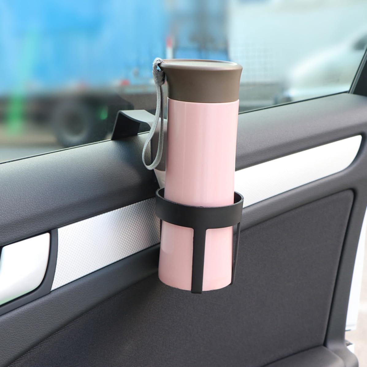 Portable Car Cup Holder Heat and Cold Drink Preservation Rack Lightweight Plastic 3pcs Drink Stand Multifunctional Prevents Cups from Falling During Driving image 3