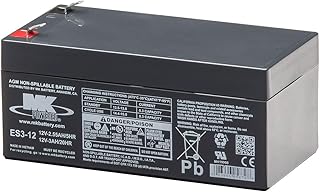 MK Battery ES3-12 Maintenance-Free Rechargeable Sealed Lead-Acid Battery