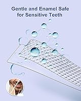 Vista 2 de MySmile Kit de tiras blanqueadoras dentales, 14 tratamientos con 28 luces LED, 10 minutos, no sensible, blanqueamiento rápido, esmalte de dientes