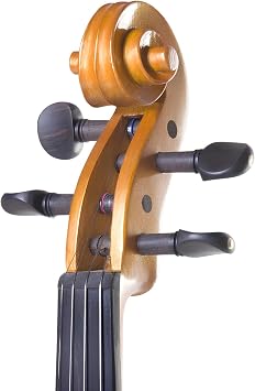 Cecilio 4/4 Electric Silent Violin Set, Solid Maple, Ebony Fittings, Yellow