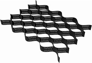 Geogrid Scalable Soil Geogrid for Subgrade Work, Heavy Duty HDPE Permeable Pavers Gravel Grid, Anti-Deformation Honeycomb-Shape Ground Protection Mats (Size : 2m x 5m (6.5ftx 16.5ft))