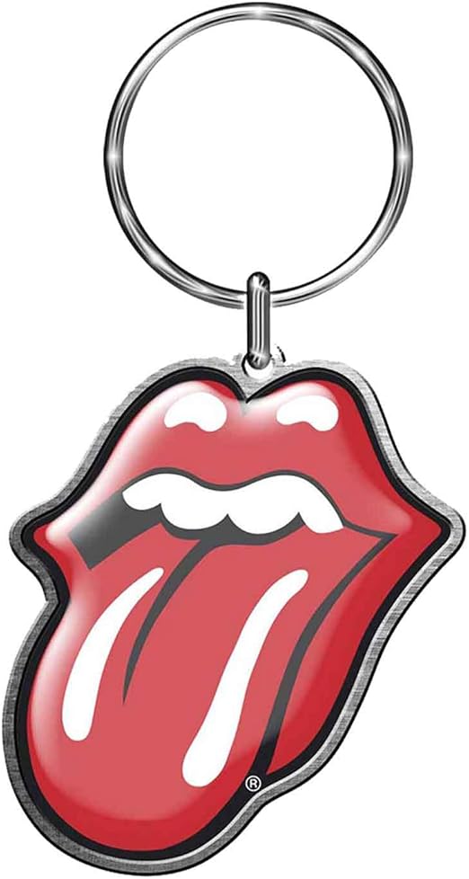 The Rolling Stones Keyring Keychain Classic Tongue Band Logo Official