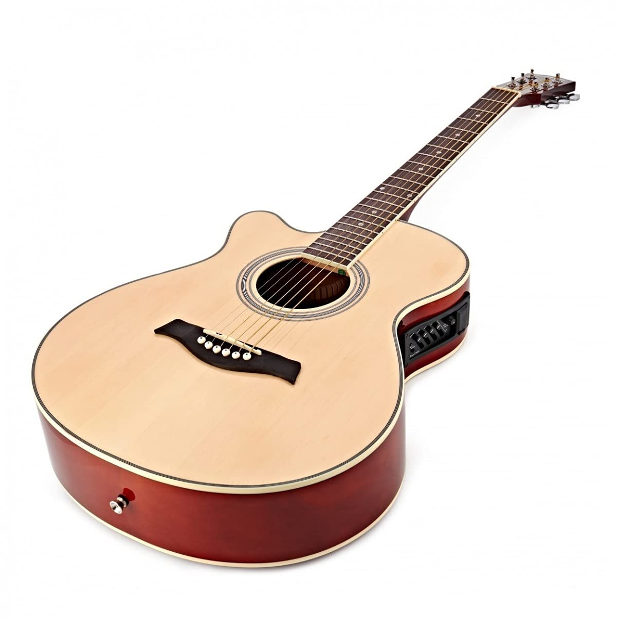 Guitarra electroacústica para zurdos de Gear4music