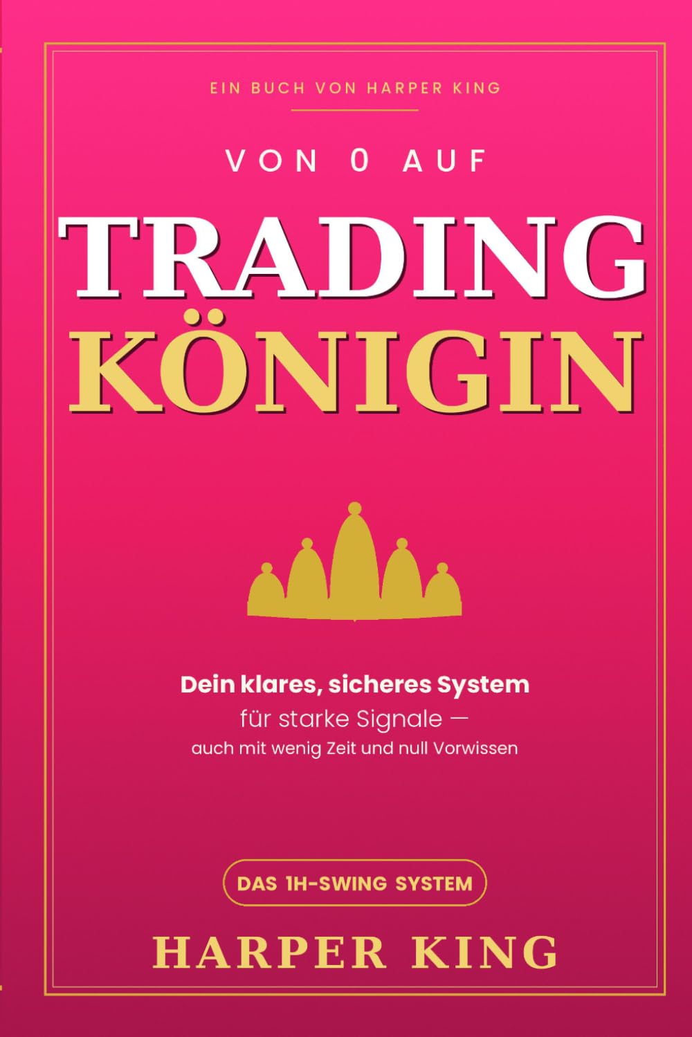 Von 0 auf Trading-Königin: Dein psychologisch fundiertes 1H-Swing-Trading-System für Frauen – Angst vor Verlusten überwinden, realistischen ... aufbauen (ohne Hype und Stress)