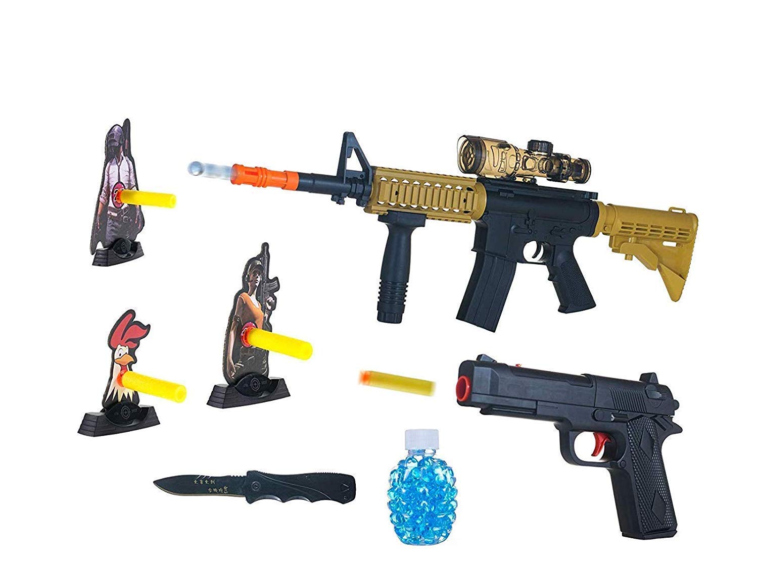 PUBG Pan and  Bullets Gun Toy