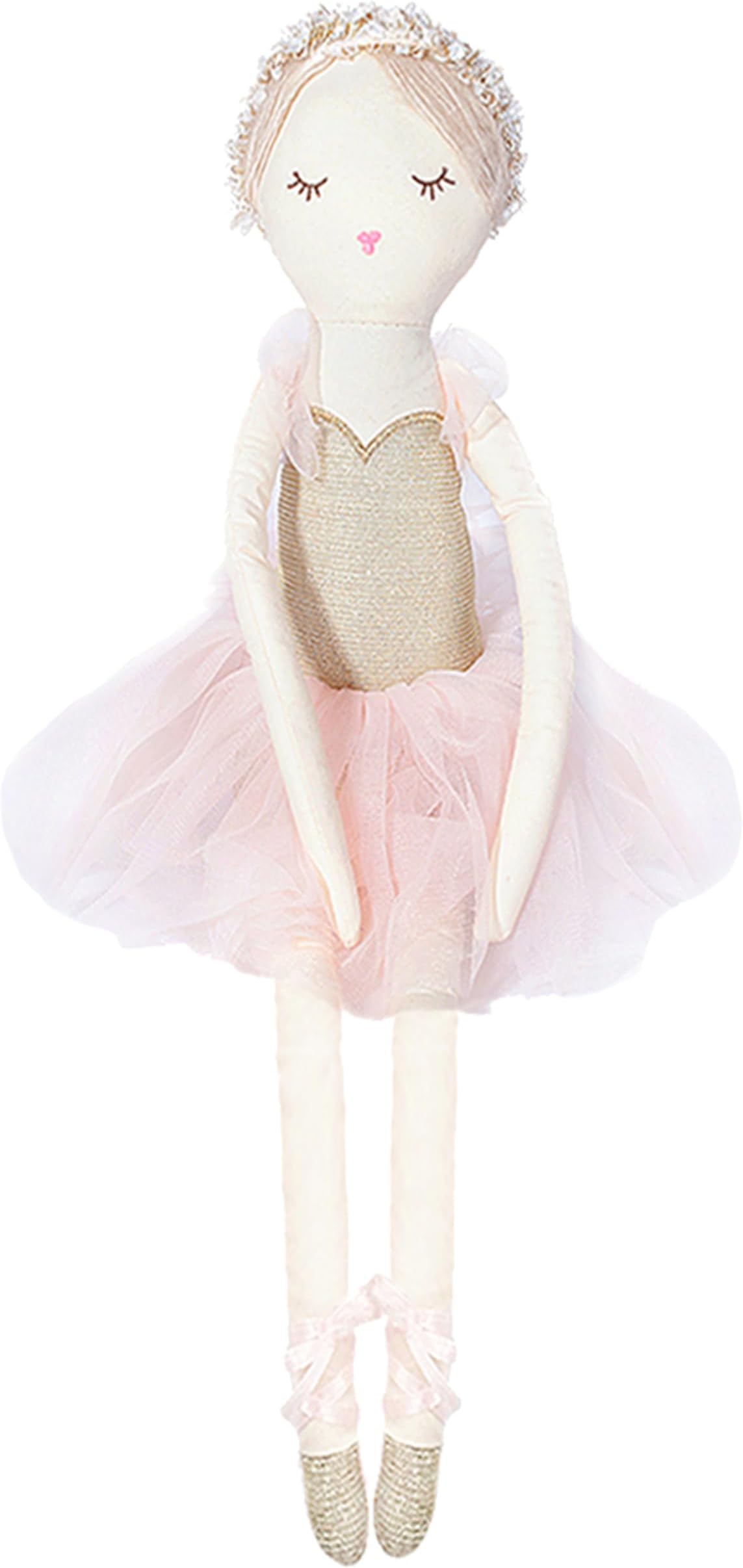 Ballerina Stuffed Doll – 20 Inches Soft Plush Ballerina Doll | Elegant Dance Doll for Playtime & Room Décor for Girls | Cute Huggable Gift for All Ages