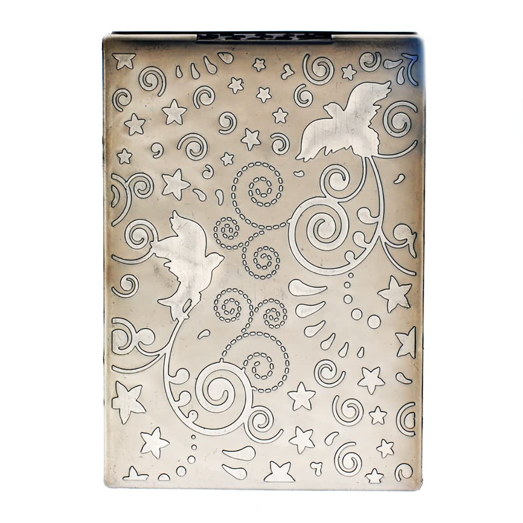 DDOUJOY Merry Christmas Bird Star Decorations Background Plastic Embossing Folders for Card Making Scrapbooking and Other Paper Crafts 2101014