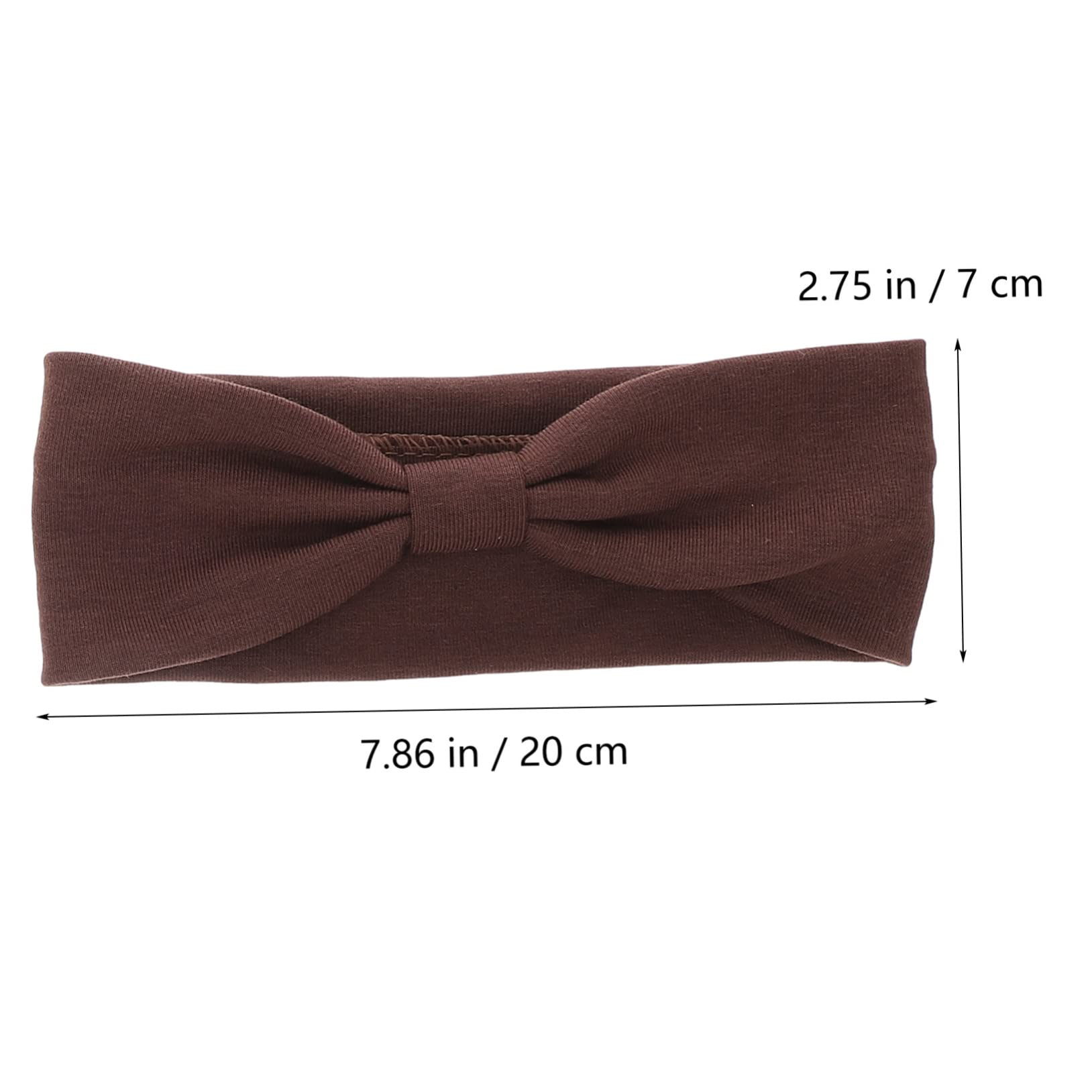 FRCOLOR 12piezas Anudadas Para Mujer Juego De Turbantes Elásticos De Algodón Maquillaje y Spa Negro Beige Gris
