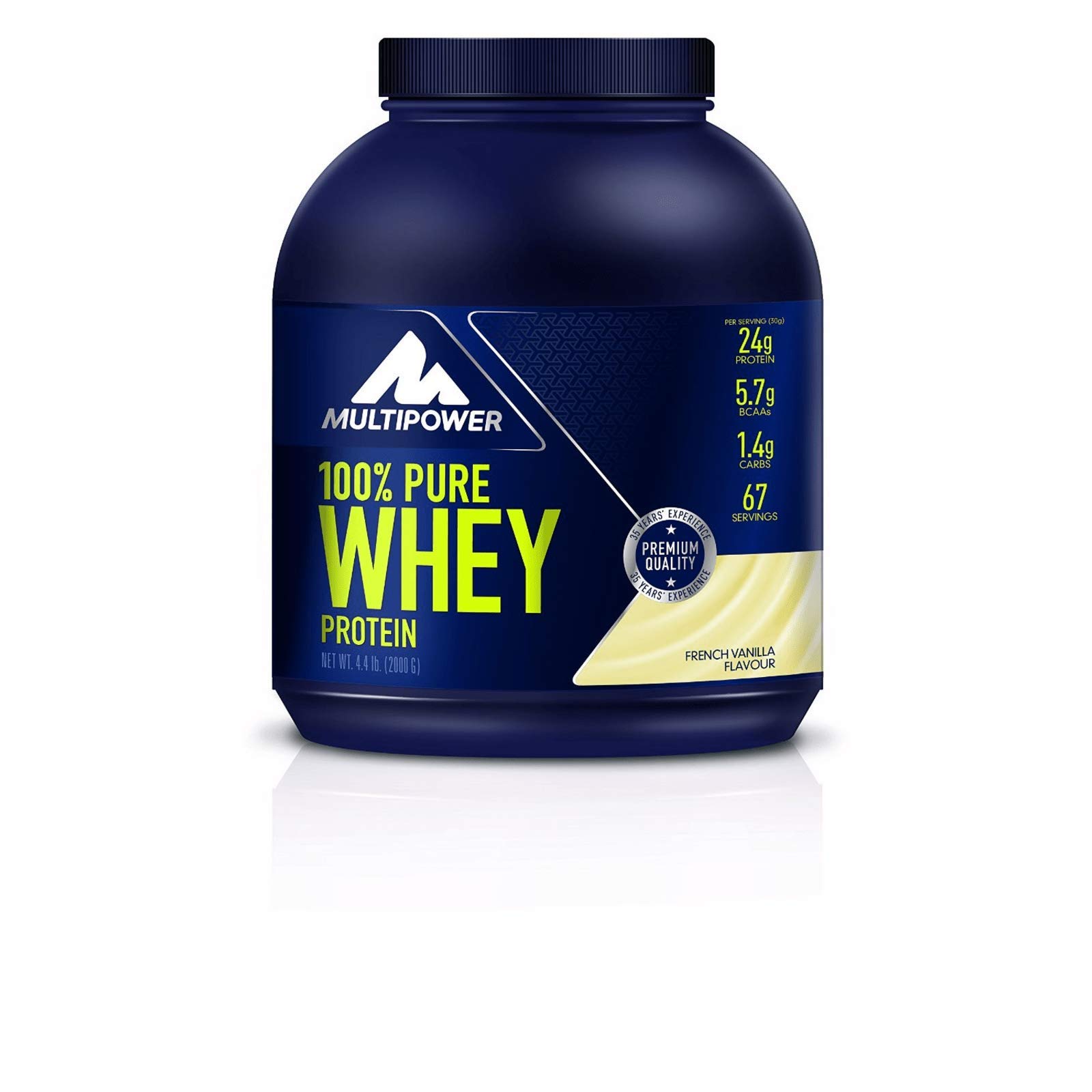 Multipower 100% Pure Whey Protein - 2 kg French Vanilla