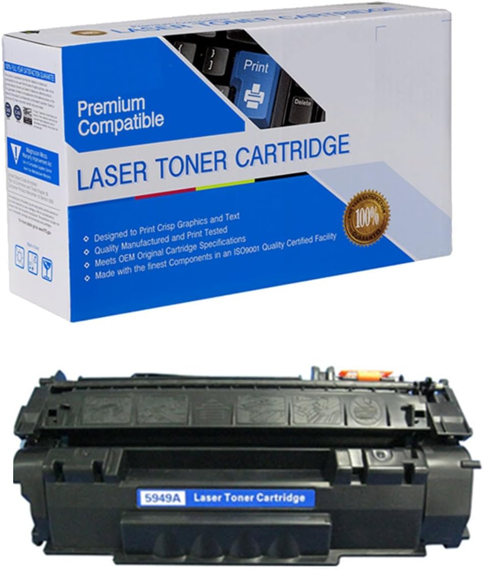 Inksters of America Compatible Toner Cartridge Replacement for HP 49A (Q5949A) Black - Compatible with LaserJet 1160 1320 1320N 1320NW 1320TN 3390 3393