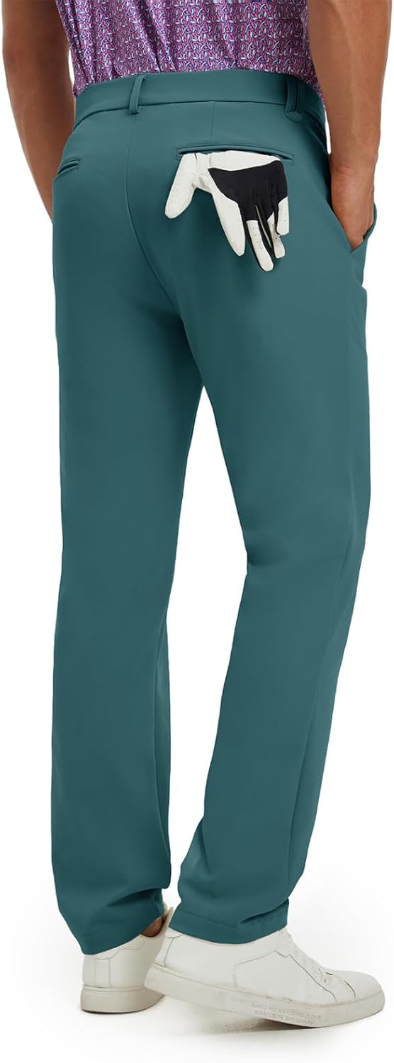 M MAELREG Men's Golf Pants Quick Dry Lightweight 30/32/34 Stretch Work Dress Casual Trousers with 4 Pockets Golf Pants Men - Image 2