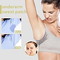 Vista 6 de Almohadillas de sudor para axilas, 20 almohadillas invisibles autoadhesivas para el sudor de las axilas, almohadilla desechable antitranspirante