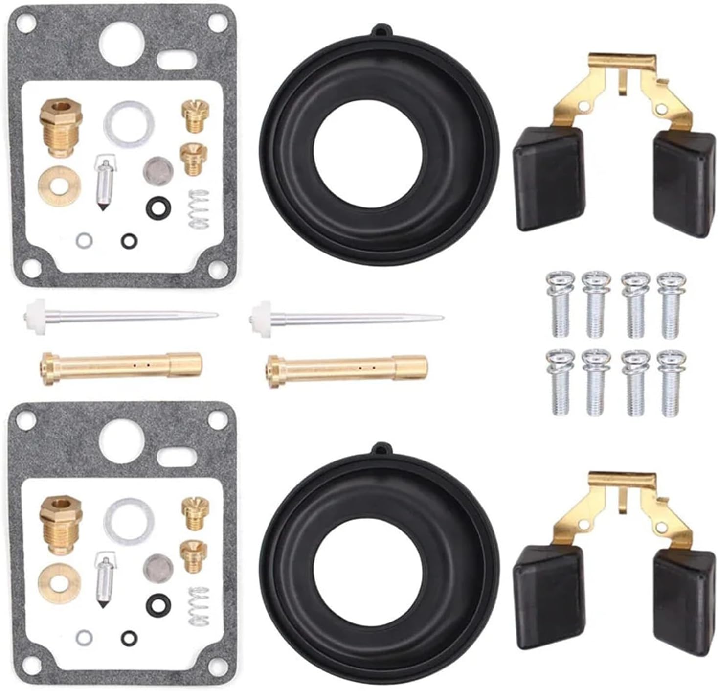 Carburetor Repair Kit Compatible With Yamaha Virago XV700 XV 700 1984-1987 Motorcycle Fuel System(B)