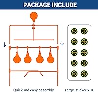 Vista 6 de Highwild Objetivo de Reinicio, Clasificado para .22 Rimfire - Tamaño Grande y Objetivos de Tiro de 2.5 Pulgadas Perro de las Praderas de Acero