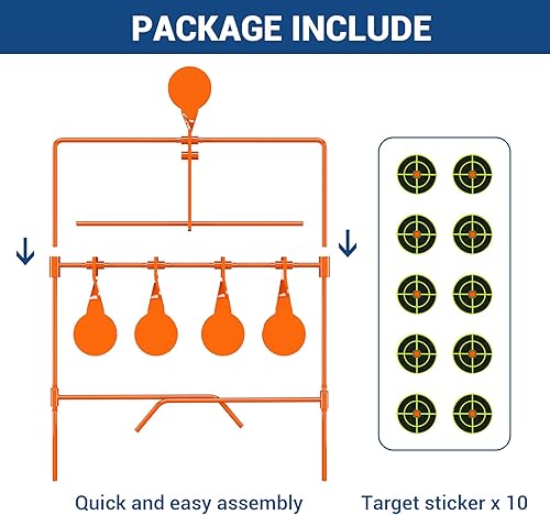 Miniatura 6 de Highwild Objetivo de Reinicio, Clasificado para .22 Rimfire - Tamaño Grande y Objetivos de Tiro de 2.5 Pulgadas  Perro de las Praderas de Acero