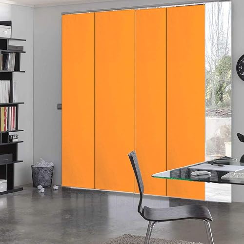 Miniatura 2 de LETAU - Persianas corredizas 100% opacas con riel, hechas verticalmente para ventanas grandes, puertas corredizas, espacios abiertos y divisores de