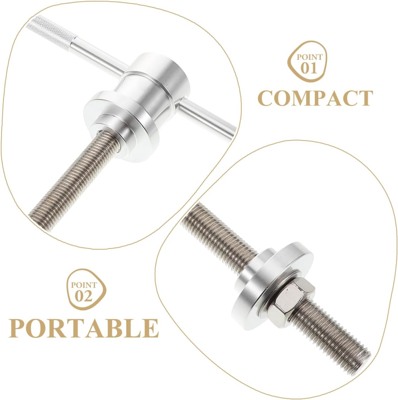 LIOOBO Bike Headset Cup and Bottom Bracket, Bike Crank Removal Tool, Bottom Bracket Removal Tool, Press Installation Tool for Bicycle Bike